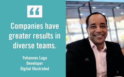 Companies have greater results in diverse teams